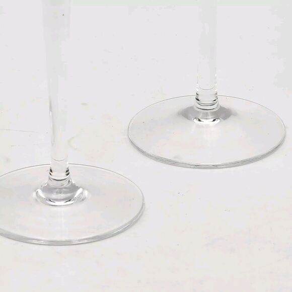 Sasaki Reflections Crystal Clear Wine or Champagne Flute 2 Pc Set FAST SHIPPING - Picture 8 of 11